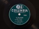 EDITH PIAF - La Vie En Rose / Un Refrain Courait Dans La Rue Columbia C6404 E+