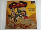 SCARCE 1954 The Lone Ranger 78 RPM Record in Picture Sleeve #9 of Series