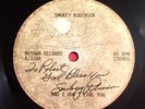 Rare Motown Studio Acetate Autographed by Smokey Robinson and Sonny Burke Framed