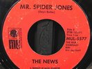 THE NEWS  MR. SPIDER JONES/BOY WHO ONLY SMILES RARE NC GARAGE ROCK 45 HEAR BOTH