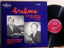 WESTMINSTER WL 5236 BRAHMS CLARINET SONATA WLACH DEMUS NM