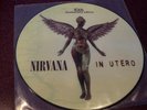 NIRVANA IN UTERO PICTURE DISC LP 10TH ANNIVERSARY UK IMPORT COULD BE UNPLAYED