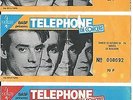 TELEPHONE Billet Ticket utilisé - ROUEN - NANTES - BORDEAUX 1984