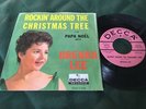 RARE BRENDA LEE CHRISTMAS PROMO 45 & Picture Sleeve   ROCKIN' Around Xmas Tree