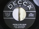 Christmas Nm  45 Louis Armstrong And The All Stars - Christmas In New Orleans /