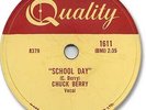 CHUCK BERRY Rock'n Roll 78 RPM Record. School Day