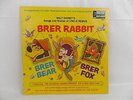 LP Walt Disneys Brer Rabbit Story and Songs Book & LP MONO 1970 Disneyland 3907