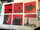 White Stripes  Rob Jones  Complete Set Of Six 12 X 12 Handbills Very Rare Ugwnl