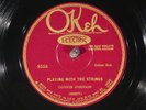 78 RPM --  Lonnie Johnson (guitar solos), Okeh 8558, E+ / EE+ Blues - Jazz