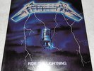 METALLICA Ride The Lightning lp Vinyl Album 1984 US Elektra Heavy Metal Thrash