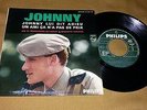 JOHNNY HALLYDAY BANDEAU NOIR RARE FRENCH 7/45 EP JOHNNY LUI DIT ADIEU ORIGINAL