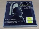 WILHELM KEMPFF - BEETHOVEN : DIE FÜNF KLAVIERKONZERTE - 4 LP BOX - DGG 18371/74