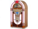 JUKEBOX RETRO BLUETOOTH HIFI LECTEUR CD RADIO PLATINE VINYLE USB SD MP3 LED