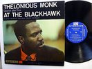THELONIOUS MONK At the Blackhawk LP Riverside 323 VG++ 1st press JAZZ  jg161