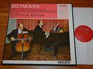 Rostropovich Richter Beethoven Cello Sonatas Dutch Philips Stereo 2LP-Box NM