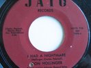 Northern Soul 45 DON HOLLINGER I Had A Nightmare / Young Folks JATO 7000 Orig VG