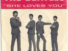 The Beatles 45 RPM 7 Inch Single 'She Loves You/I'll Get You' Swan S-4152 w/PS