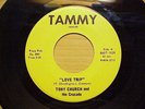 GREAT & RARE GARAGE PSYCH 1ST PRESS 45  TONY CHURCH  LISTEN