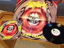 ANTHRAX Make Me Laugh EP VINYL RECORD UK IMPORT w 24x24 Poster METALLICA M.O.D.