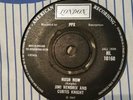 JIMI HENDRIX  AND CURTIS KNIGHT RARE 45 ..HUSH NOW / FLASHING EX +