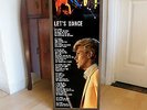 DAVID BOWIE LETS DANCE POSTER LYRIC ALADDIN,ZIGGY,GLAM ROCK,MUSIC,HUNKY DORY,LP