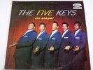1957 THE FIVE KEYS  on stage   1st PRESS CAPITOL Doo-Wop LP on AQUA RECORD LABEL