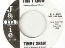 TIMMY SHAW This I Know Mine All Mine JAMIE PROMO  NORTHERN SOUL 45