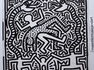 ORIGINAL 1983 KEITH HARING ART PRINT & HIP HOP B.BOY VINYL RECORD NM RARE