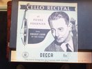 PIERRE FOURNIER CELLO RECITAL,  ERNEST LUSH - DECCA LXT 2766 - GOOD / GOOD