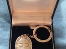 RARE - CLIFF RICHARD - THEO FENNELL - 'THE HIT LIST' SILVER KEYRING