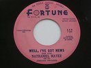 NATHANIEL MAYER Well, I've Got News / Work It Out Fortune Detroit R&B 45 HEAR