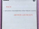 ARTHUR GRUMIAUX  Bach Solo Violin ED2 Plum Philips 835198/200 HOL-1960s 3-LPs NM