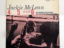 JACKIE MCLEAN-4 5 & 6 ON PRESTIGE JAZZ LP-MONO, DG, RVG, 50TH ST, PROMO, DON