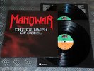 Manowar 'The Triumph Of Steel' 1st Press German '92 ORG Double LP Rare VG+/EX