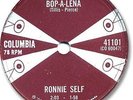 Rare 1958 RONNIE SELF Rock'n Roll/Rockabilly 78 RPM Record. Bop-A-Lena