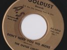 THE OUTER LIMITS DON'T NEED YOU NO MORE  GOLDUST RARE 66' NEW MEX GARAGE 45 hear