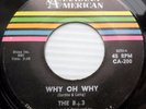 THE B+3 garage mod 45 WHY OH WHY b/w TABOO strong VG+ CANADIAN AMERICAN    F1498