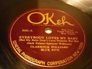 JAZZ CLARENCE WILLIAMS BLUE 5 LOUIS ARMSTRONG Everybody Loves My Baby OKEH 8181