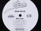 ROSE ROYCE Best Love/Dance With Me EPIC 12