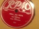 BLUES 78 Joe Turner Pete Johnson Roll Em Boys/Kansas City Blues RPM 78 VG+