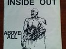 INSIDE OUT -ABOVE ALL -RED VINYL 2nd PRESS 500 MADE -NYC HARDCORE PUNK