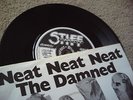 THE DAMNED : NEAT NEAT NEAT (STIFF BUY 10) UK 1977 P/S SOLID CENTRE. EX.