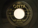 The Pearls 45 YOUR CHEATIN' HEART bw I SURE NEED YOU   Onyx   doo wop
