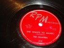 VOCAL GROUP- CHANTERS- RPM 78 RPM - SHE WANTS TO MAMBO / TELL ME THRILL ME- HEAR