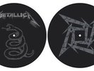 Metallica Black Album Pair DJ Record Turntable Slipmat Decks Vinyl Official New