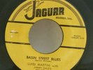 BAY CITY FIVE    BASIN STREET BLUES   (GREAT BLUES 45) PLAYS VG TO VG+