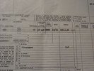 EDDIE COCHRAN  WAYBILL RECEIPT FOR PERSONAL EFFECTS RARE  ESTATE
