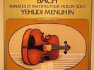 2902033 MONO / BACH MENUHIN Sonatas and Partitas for Violin Solo / 3LP BOX EX