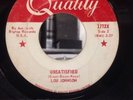 Lou Johnson Unsatisfied Canadian Quality Northern Soul Classic Oldie