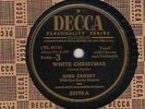 78 rpm Bing Crosby Decca 23778 White Christmas in V+E-/E-